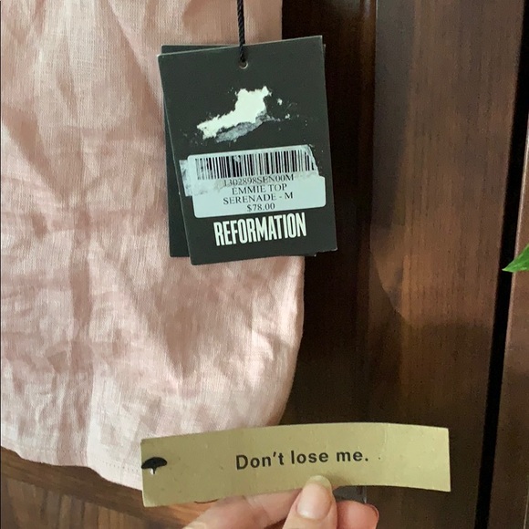 Reformation “Emmie” top, Rose colored. - Picture 5 of 8